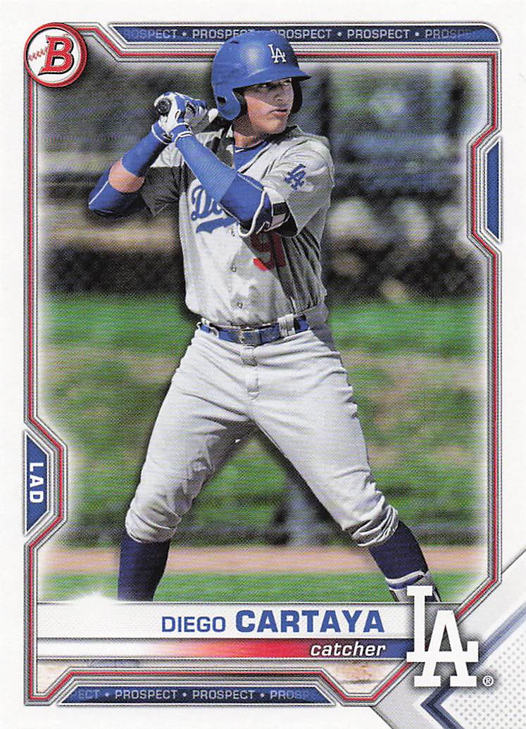 2021 Bowman Draft Baseball Diego Cartaya #BD-155
