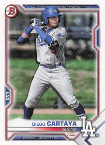 2021 Bowman Draft Baseball Diego Cartaya #BD-155