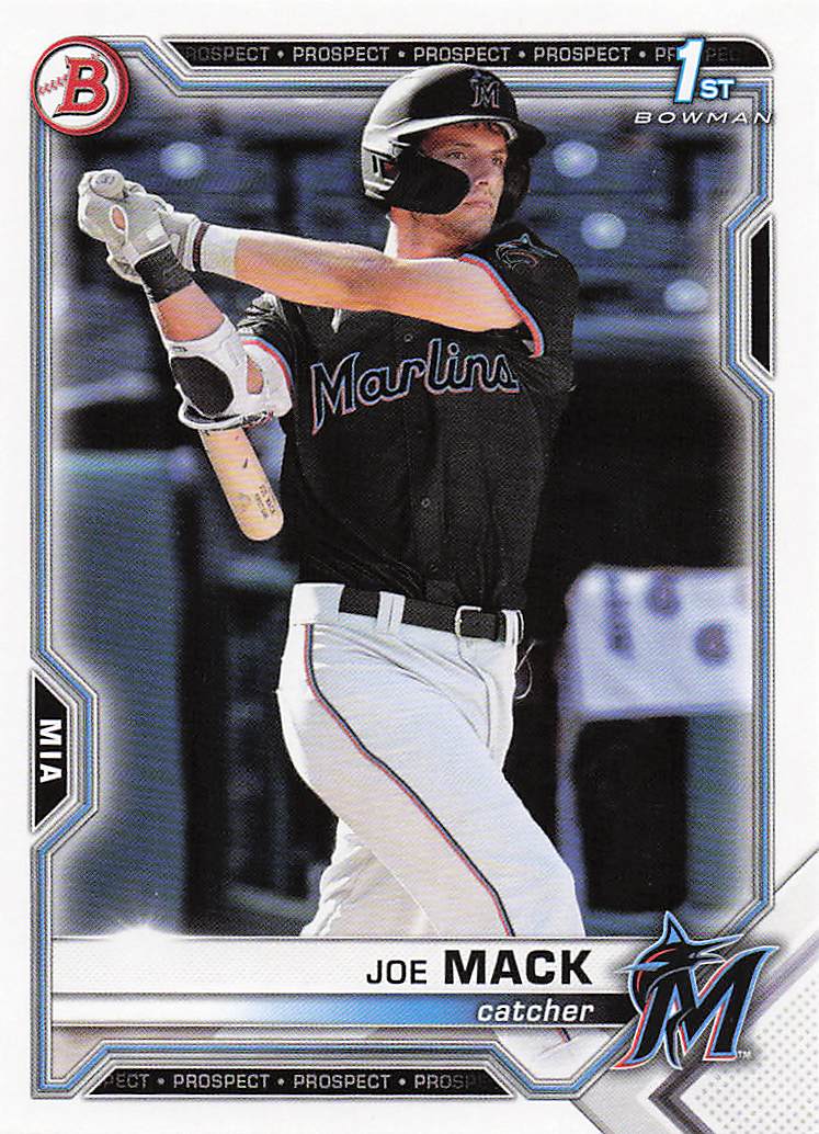 2021 Bowman Draft Baseball Joe Mack #BD-159