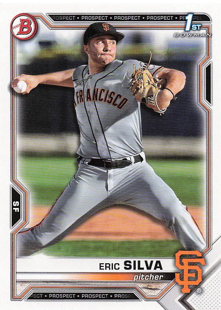 2021 Bowman Draft Baseball Eric Silva #BD-162