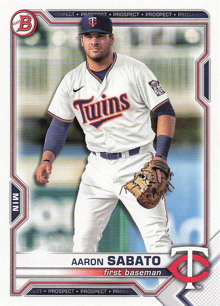 2021 Bowman Draft Baseball Aaron Sabato #BD-163