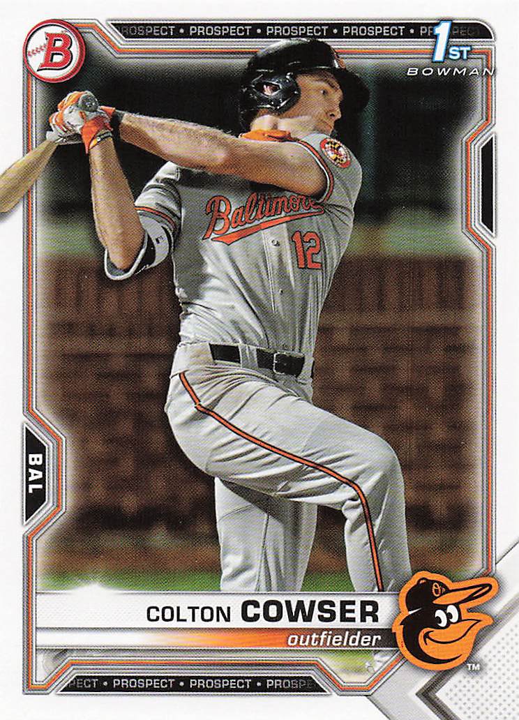2021 Bowman Draft Baseball Colton Cowser #BD-166