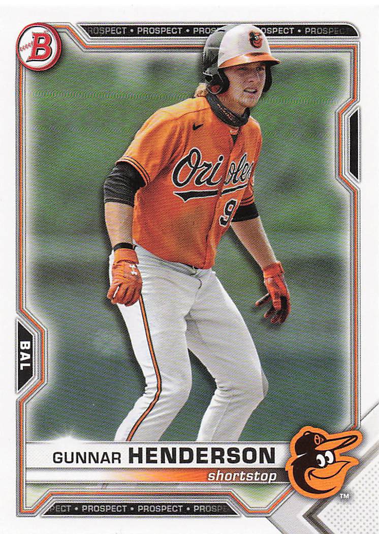 2021 Bowman Draft Baseball Gunnar Henderson #BDC-175