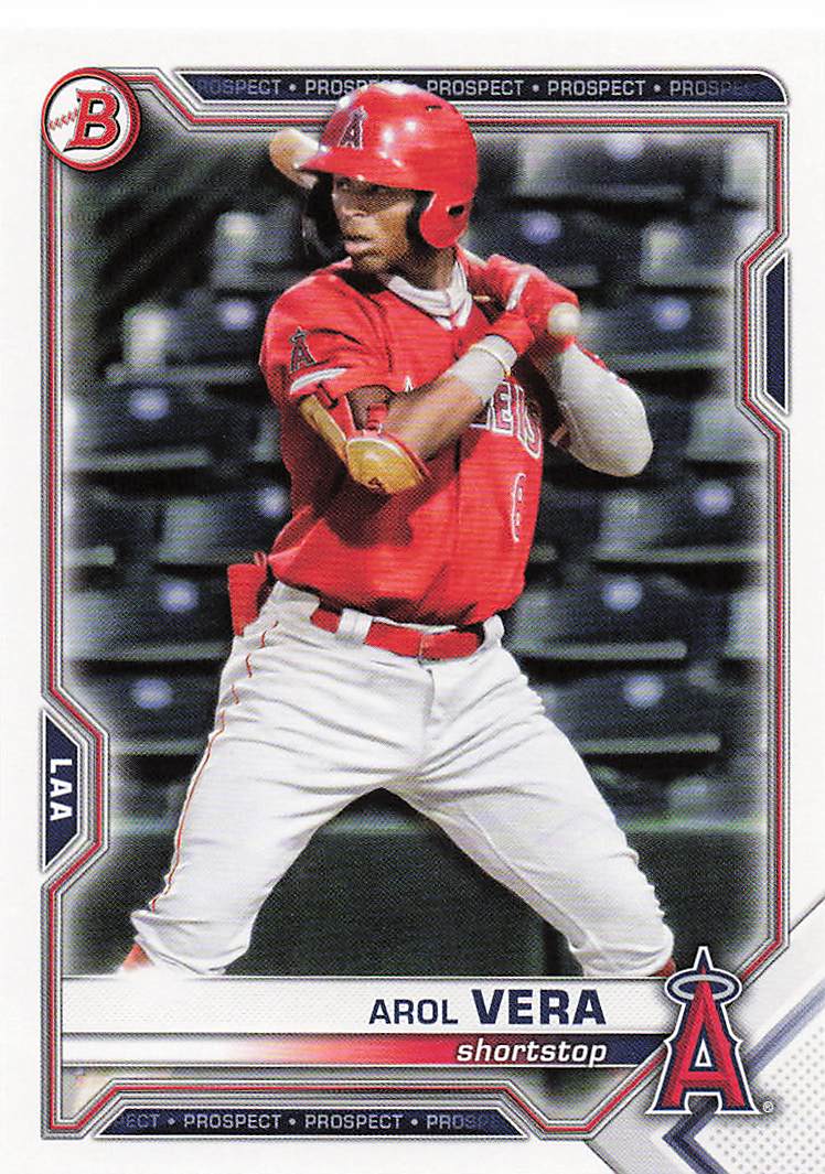 2021 Bowman Draft Baseball Arol Vera #BD-181