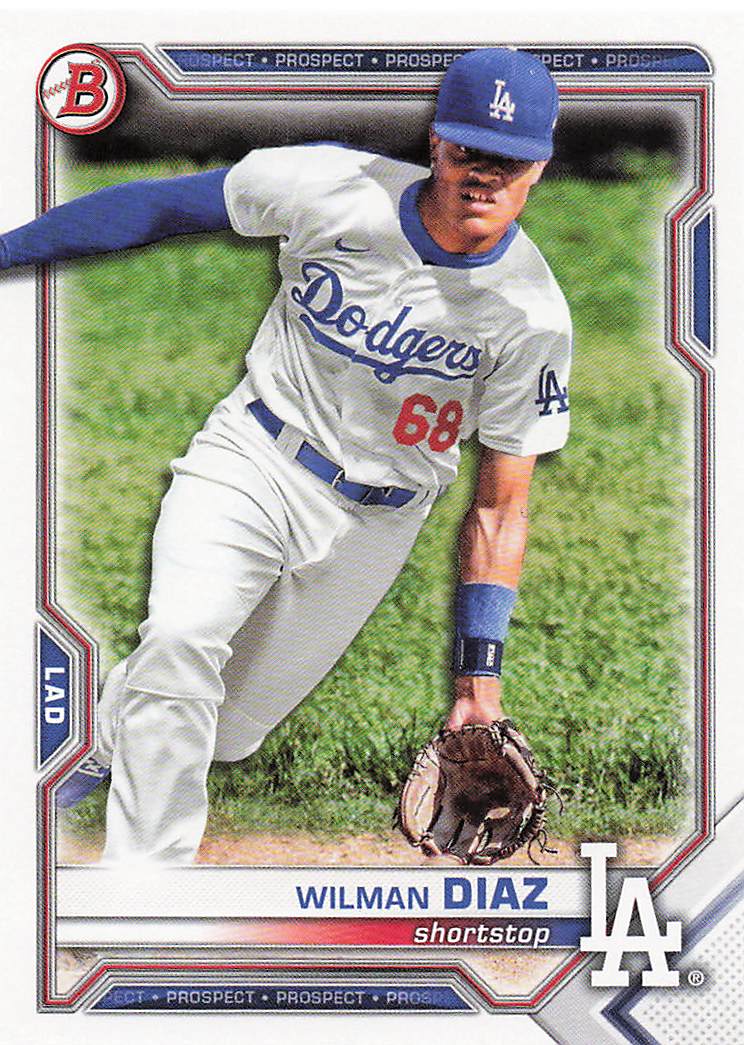 2021 Bowman Draft Baseball Wilman Diaz #BD-184