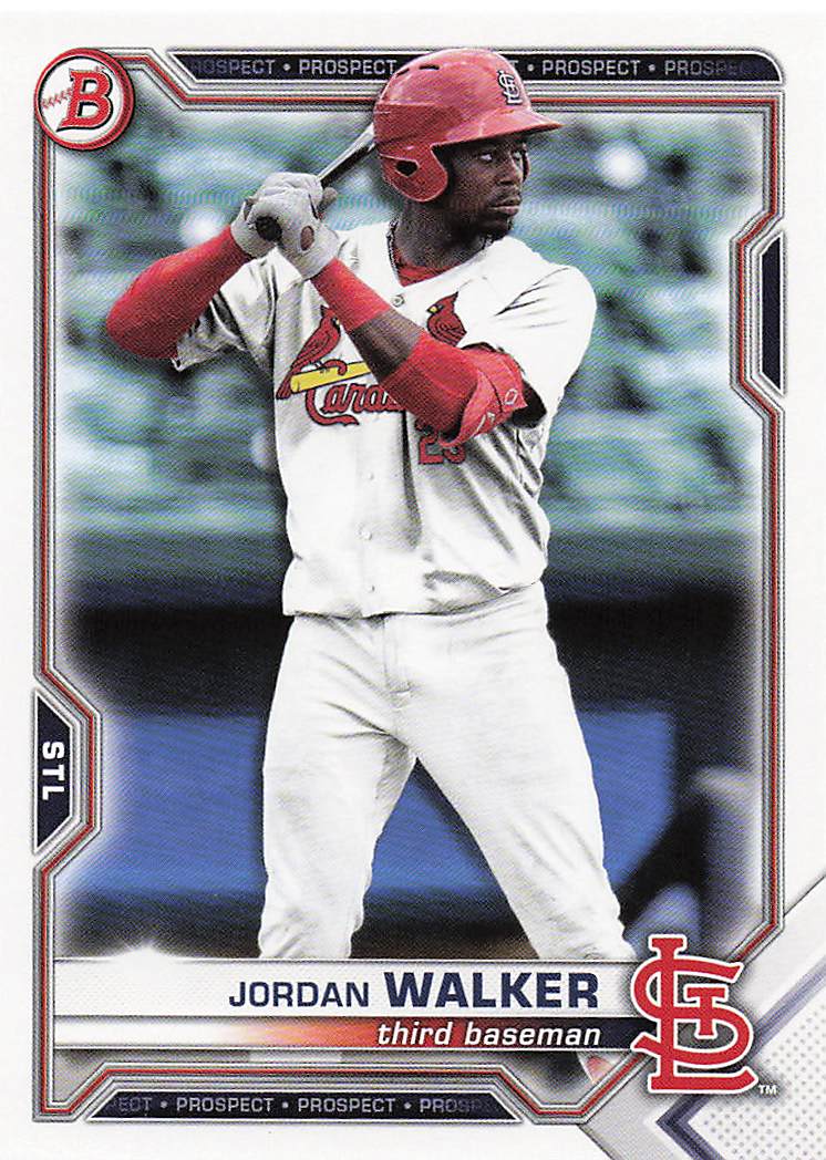 2021 Bowman Draft Baseball Jordan Walker #BD-187