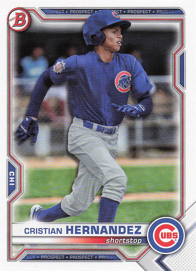 2021 Bowman Draft Baseball Cristian Hernandez #BD-193