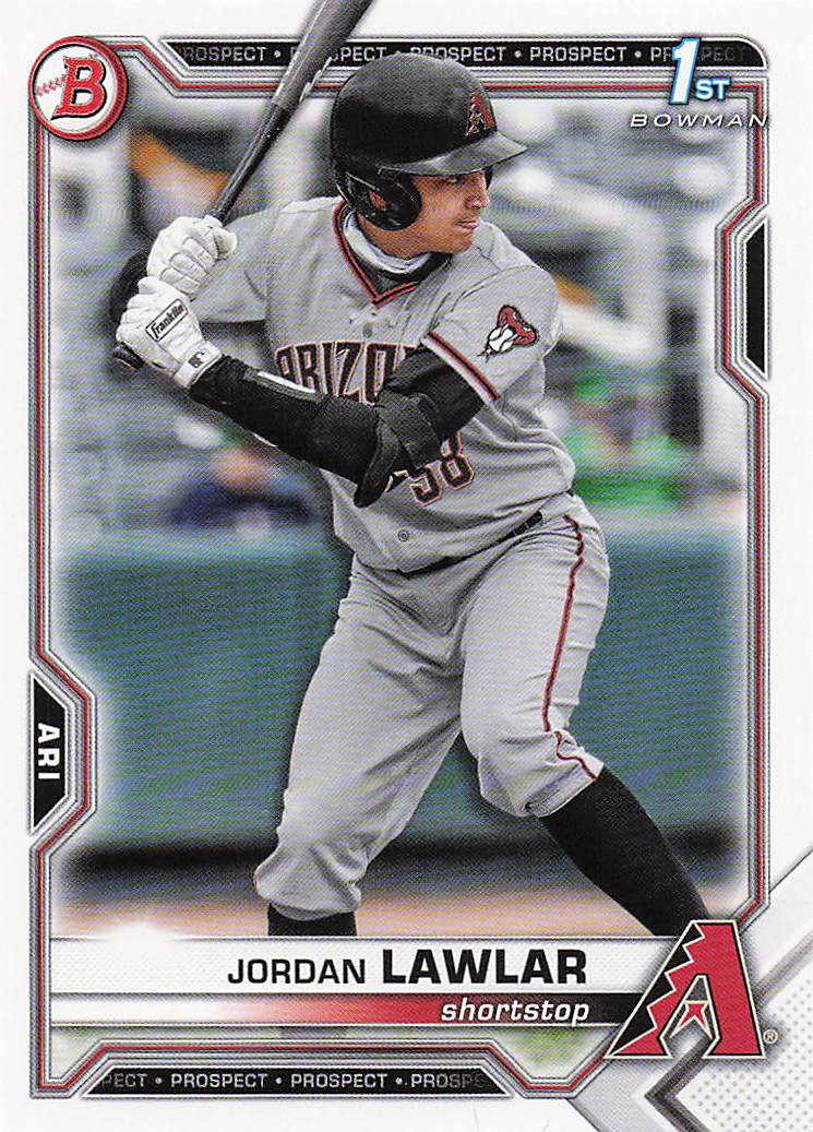 2021 Bowman Draft Baseball Jordan Lawlar #BDC-194