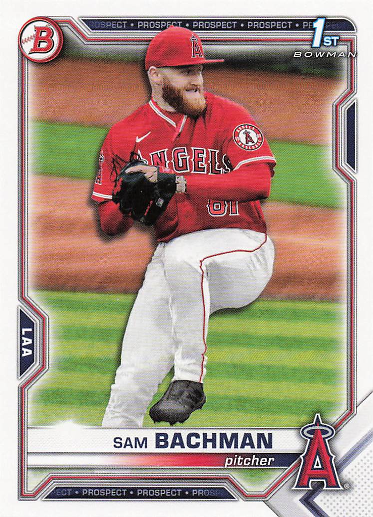 2021 Bowman Draft Baseball Sam Bachman #BD-196
