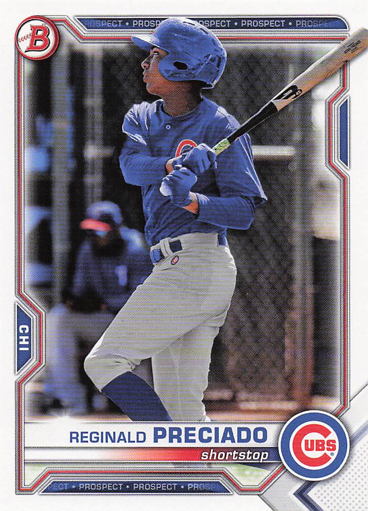 2021 Bowman Draft Baseball Reginald Preciado #BD-199
