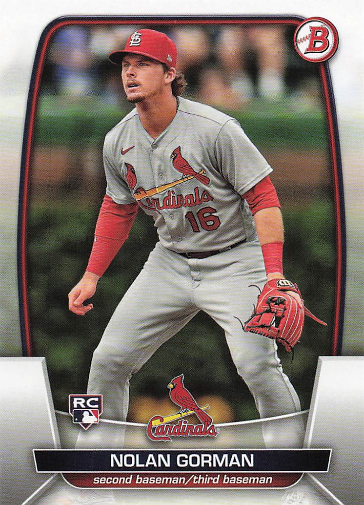 2023 Bowman Baseball Nolan Gorman #6 Rookie