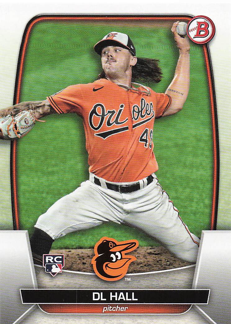 2023 Bowman Baseball DL Hall #9 Rookie