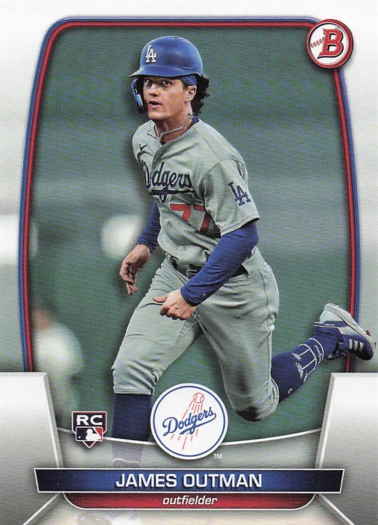2023 Bowman Baseball James Outman #13 Rookie