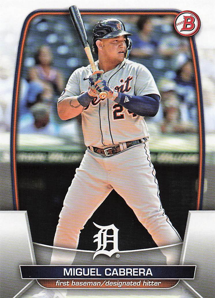 2023 Bowman Baseball Miguel Cabrera #27