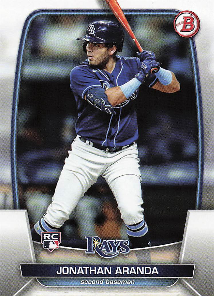 2023 Bowman Baseball Jonathan Aranda #28 Rookie