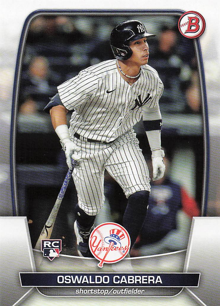 2023 Bowman Baseball Oswaldo Cabrera #32 Rookie