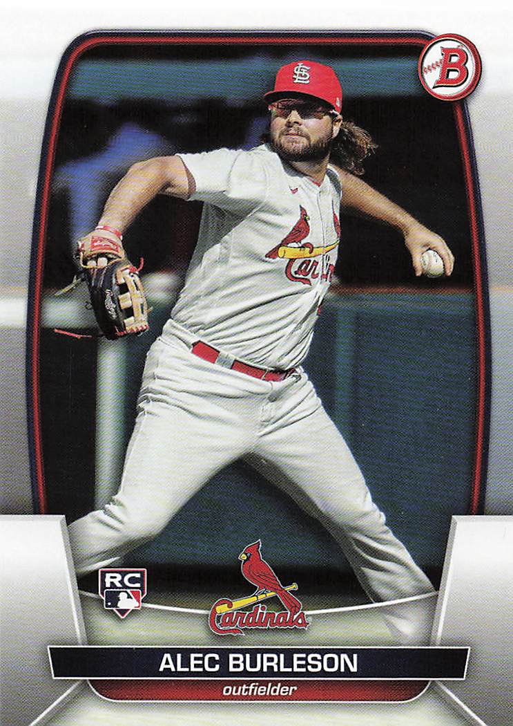 2023 Bowman Baseball Alec Burleson #47 Rookie