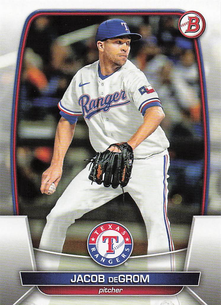 2023 Bowman Baseball Jacob deGrom #54