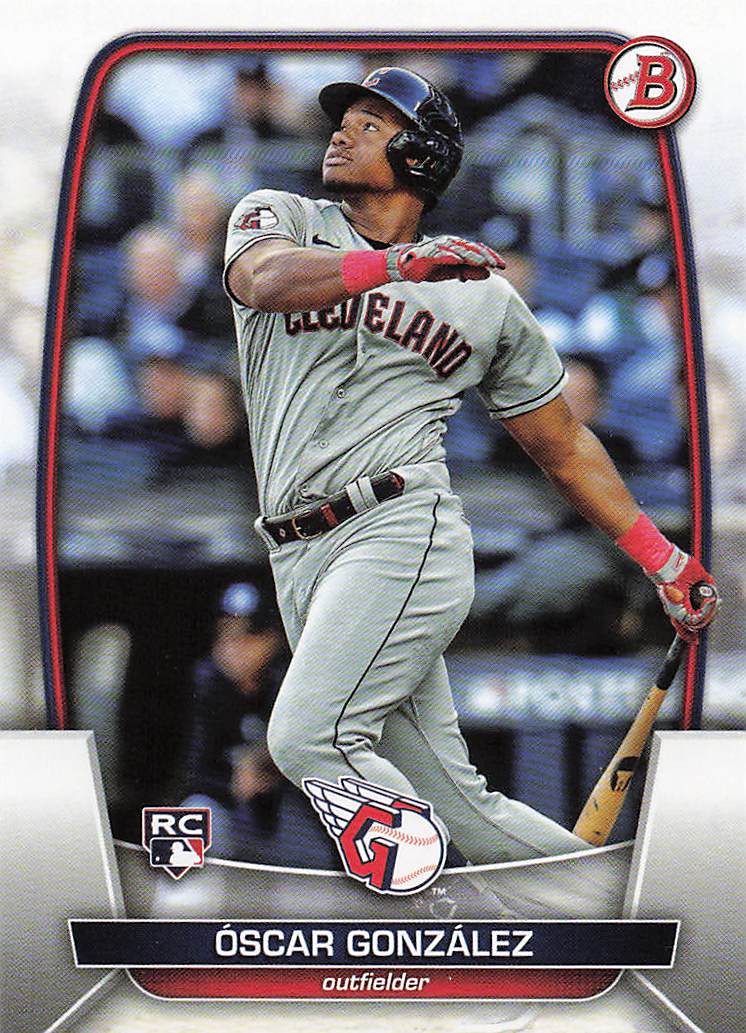 2023 Bowman Baseball Oscar Gonzalez #62 Rookie