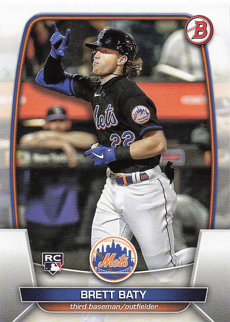 2023 Bowman Baseball Brett Baty #80 Rookie