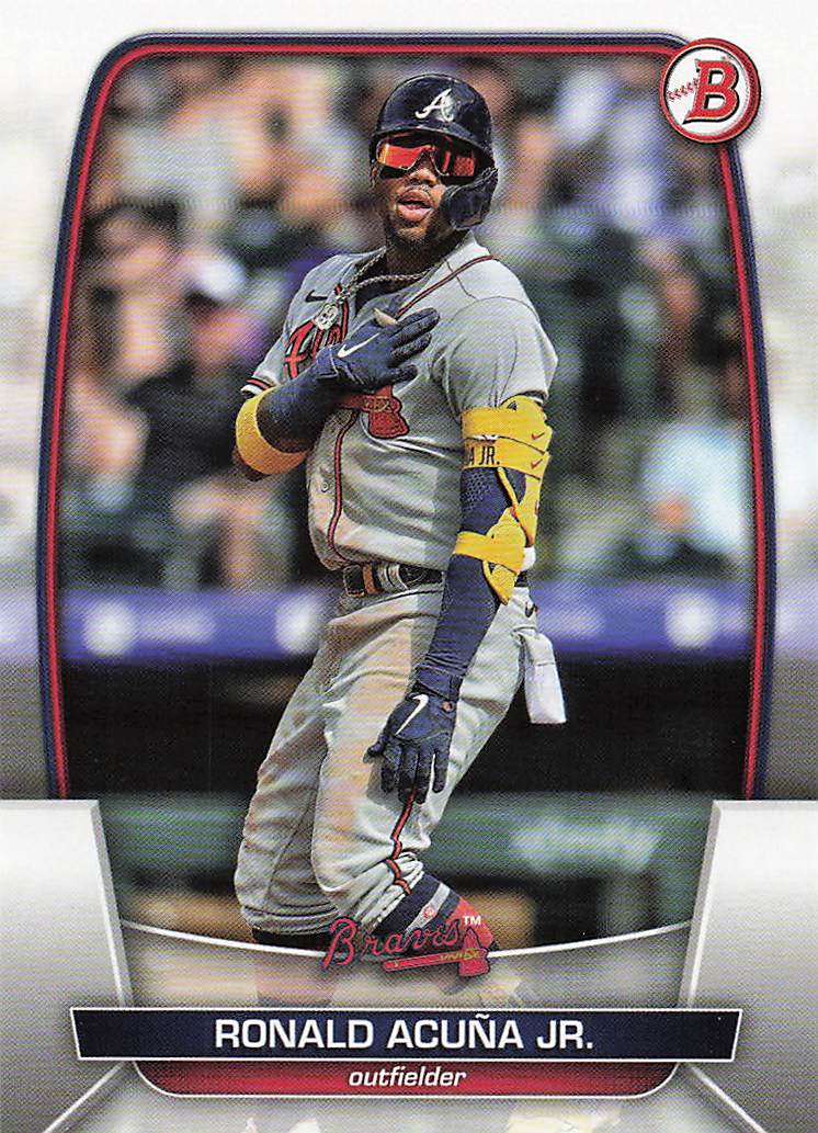 2023 Bowman Baseball Ronald Acuna Jr. #92