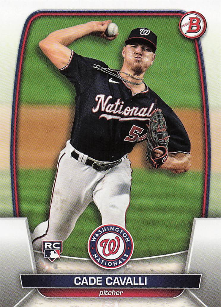 2023 Bowman Baseball Cade Cavalli #94 Rookie