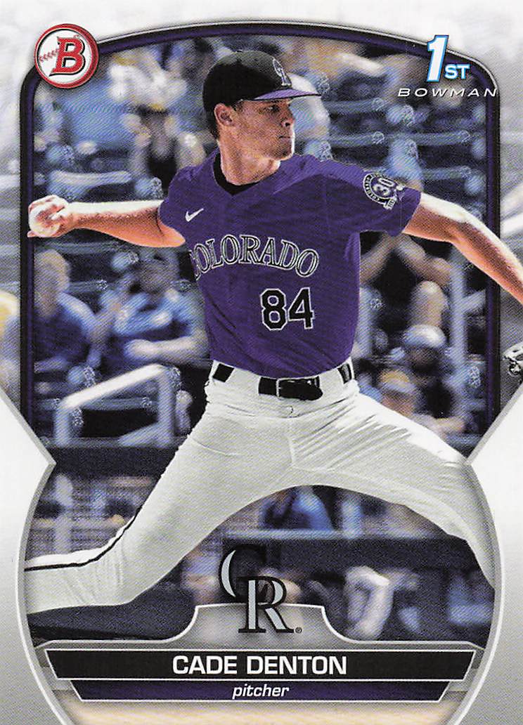 2023 Bowman Draft Baseball Cade Denton #BDC-22