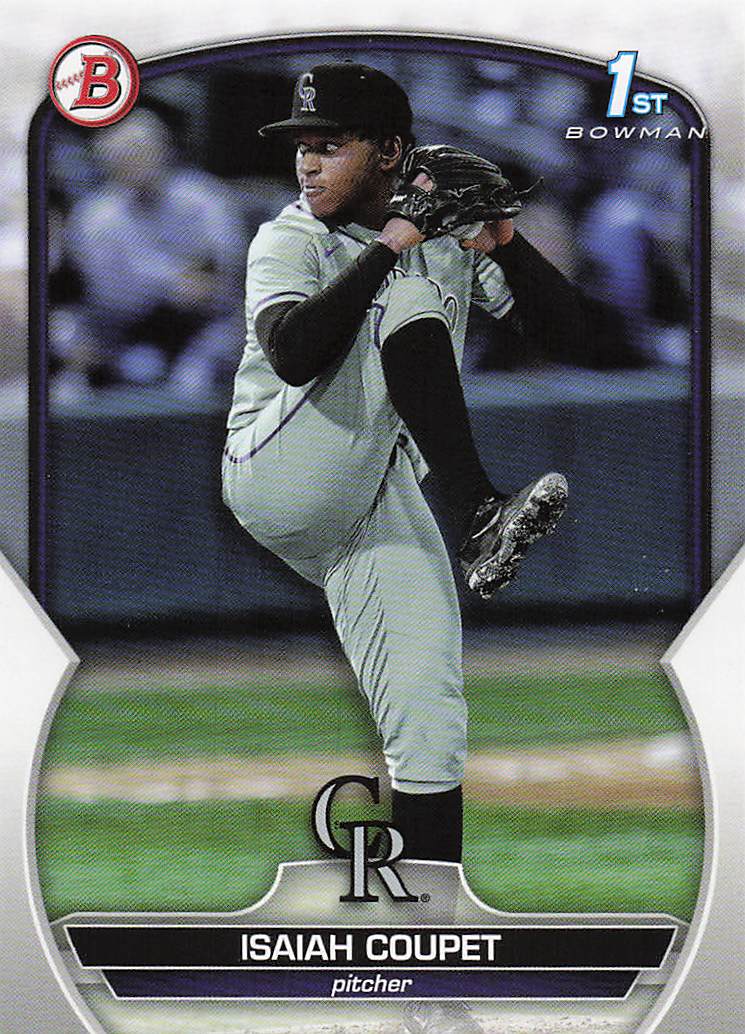 2023 Bowman Draft Baseball Isaiah Coupet #BD-37