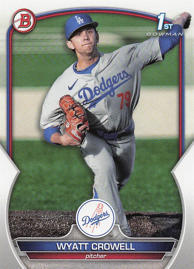 2023 Bowman Draft Baseball Wyatt Crowell #BD-63