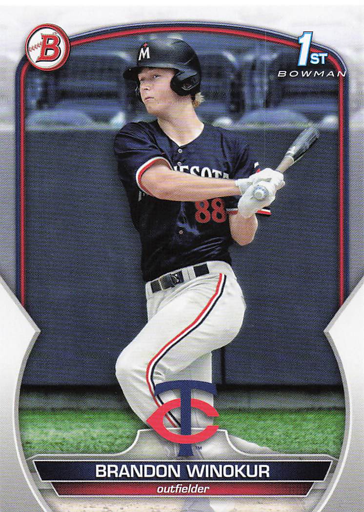 2023 Bowman Draft Baseball Brandon Winokur #BDC-69