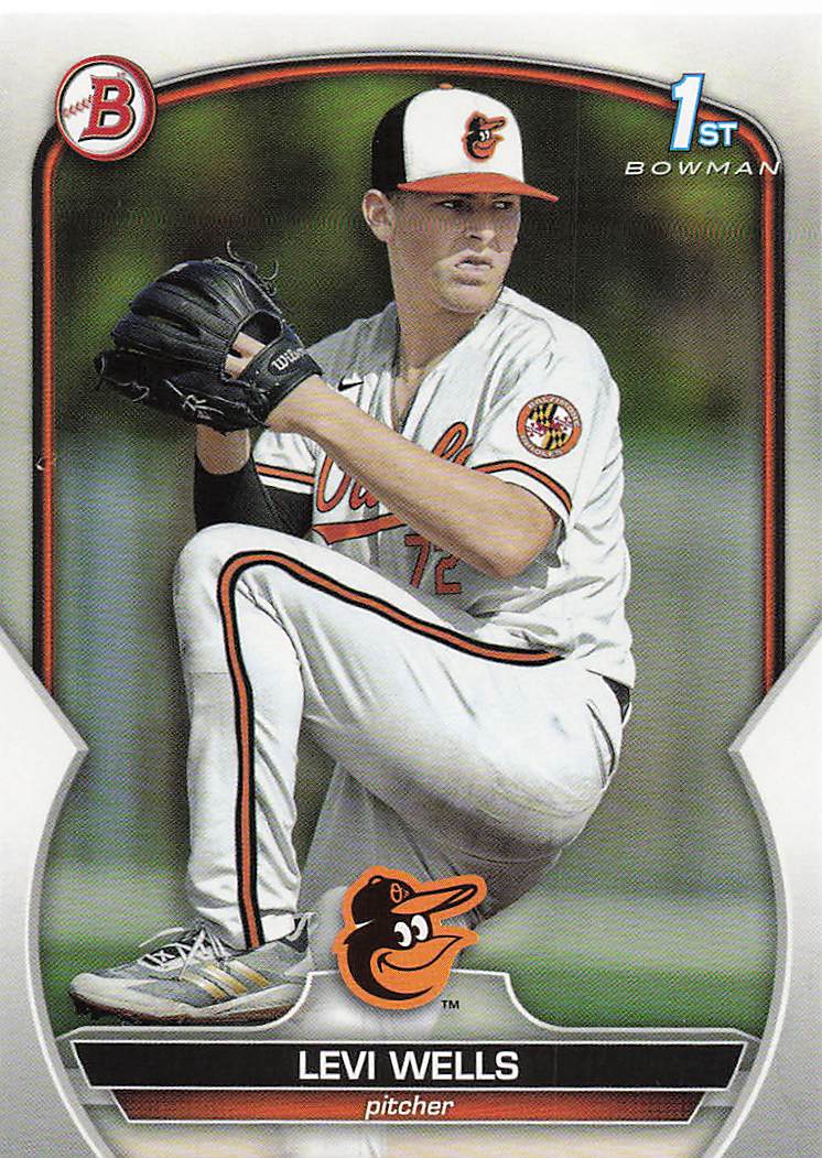 2023 Bowman Draft Baseball Levi Wells #BD-92
