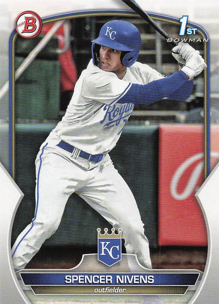 2023 Bowman Draft Baseball Spencer Nivens #BD-93