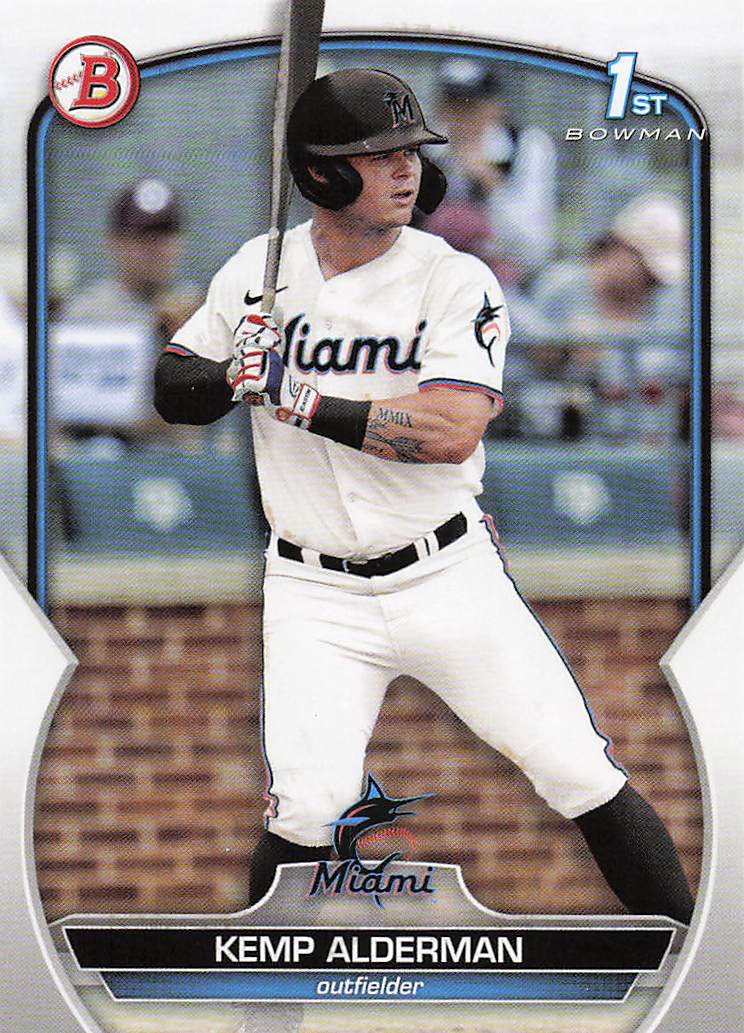 2023 Bowman Draft Baseball Kemp Alderman #BDC-123