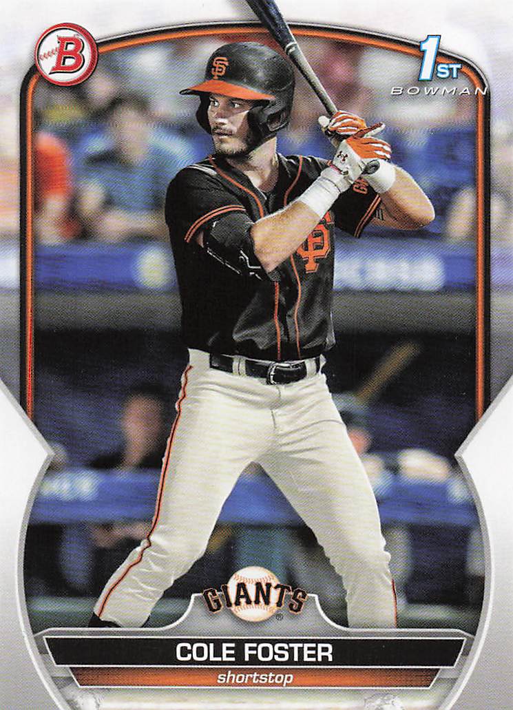2023 Bowman Draft Baseball Cole Foster #BD-128