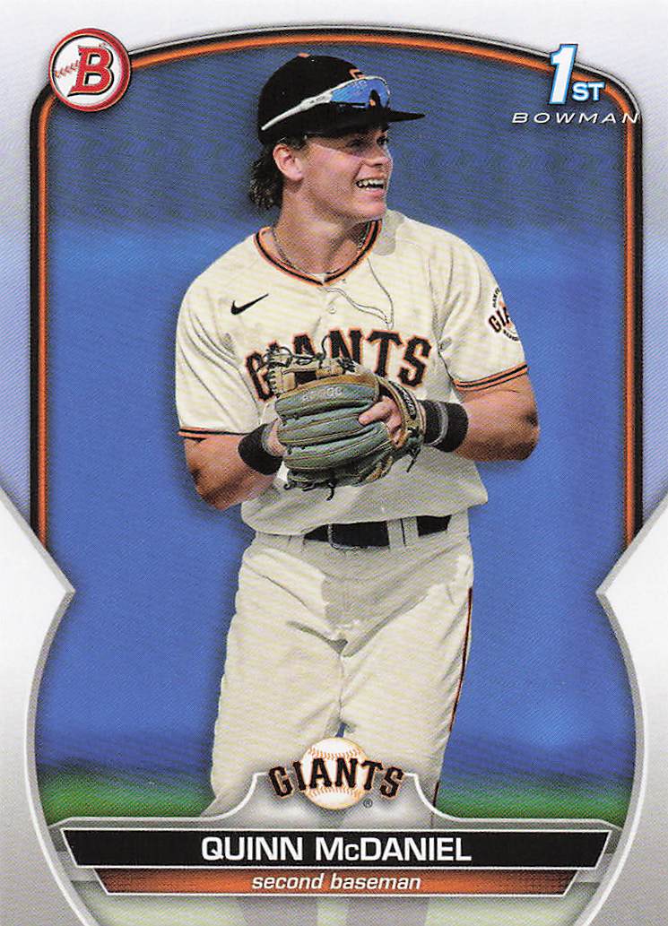 2023 Bowman Draft Baseball Quinn McDaniel #BD-136