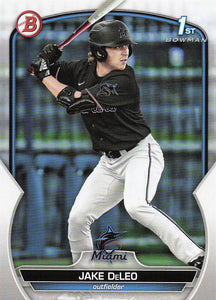 2023 Bowman Draft Baseball Jake DeLeo #BD-158