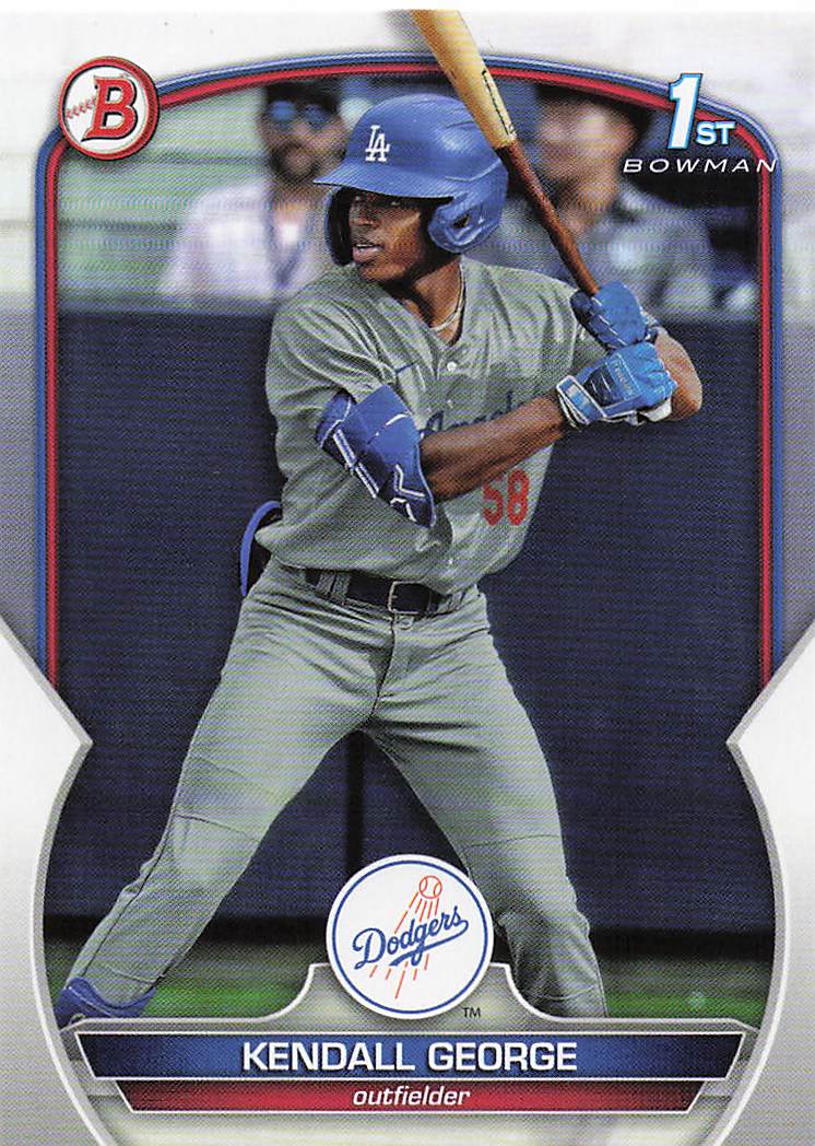 2023 Bowman Draft Baseball Kendall George #BDC-190