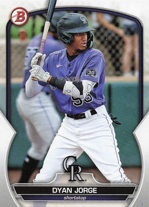 2023 Bowman Draft Baseball Dyan Jorge #BD-194