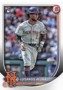 2025 Bowman Baseball Luisangel Acuña #83 Rookie