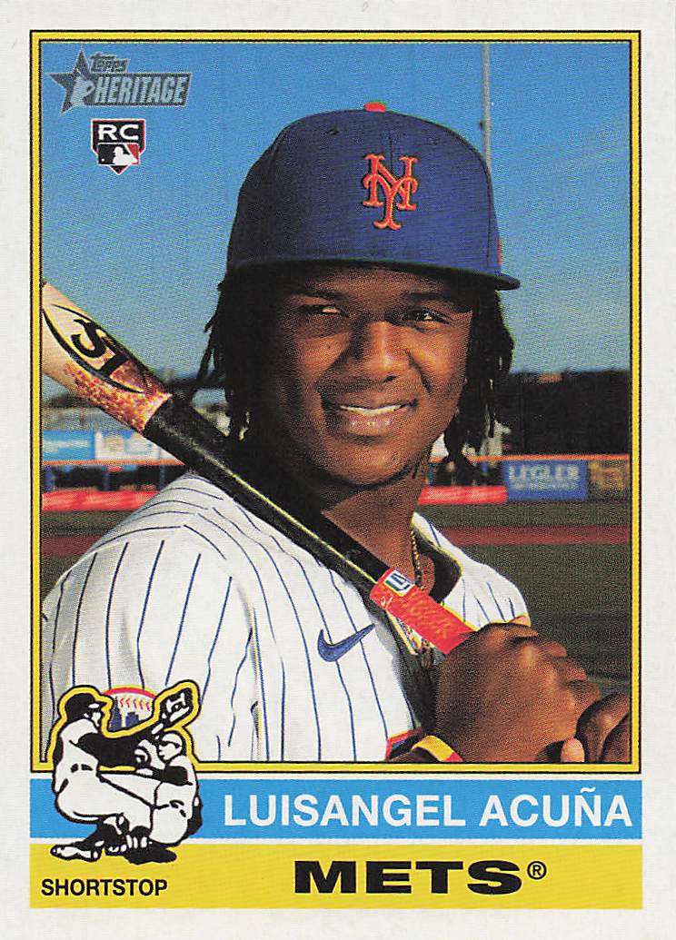 2025 Topps Heritage Baseball Luisangel Acuña #274 Rookie
