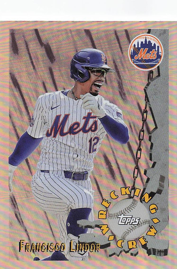 2024 Topps Archives 1996 Topps Baseball Wrecking Crew Francisco Lindor #96WC-23