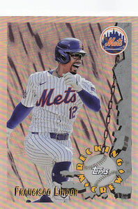 2024 Topps Archives 1996 Topps Baseball Wrecking Crew Francisco Lindor #96WC-23