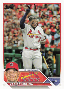 2023 Topps Baseball Yadier Molina #4
