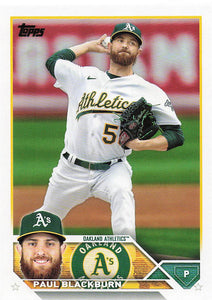 2023 Topps Baseball Paul Blackburn #6
