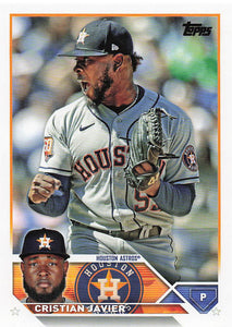 2023 Topps Baseball Cristian Javier #55