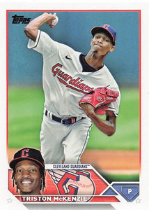 2023 Topps Baseball Triston McKenzie #65