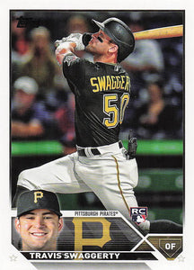 2023 Topps Baseball Travis Swaggerty #67 RC
