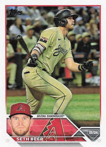 2023 Topps Baseball Seth Beer #105