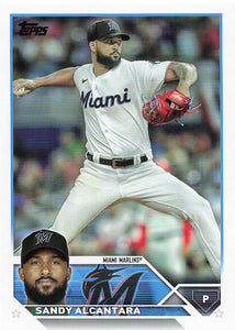 2023 Topps Baseball Sandy Alcantara #107