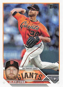 2023 Topps Baseball Alex Cobb #108